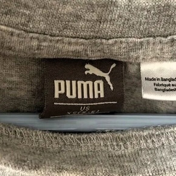 Puma Boys 3-Piece Outfit Set XS (5/6) | Teal Gray Vest Hoodie Pants - Like New - Picture 11 of 16